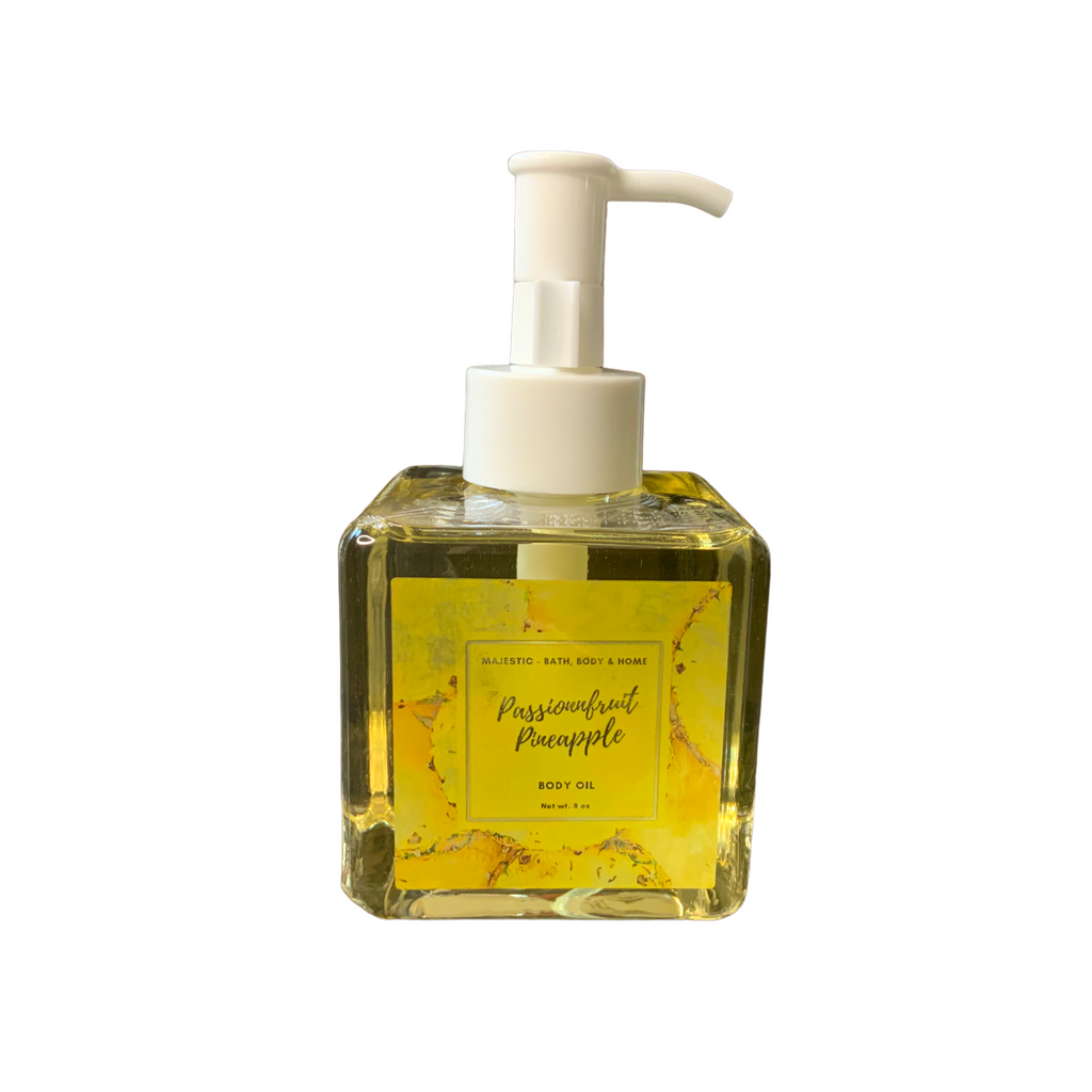 Passionfruit Pineapple Body Oil - 8 oz. – Majestic - Bath, Body & Home