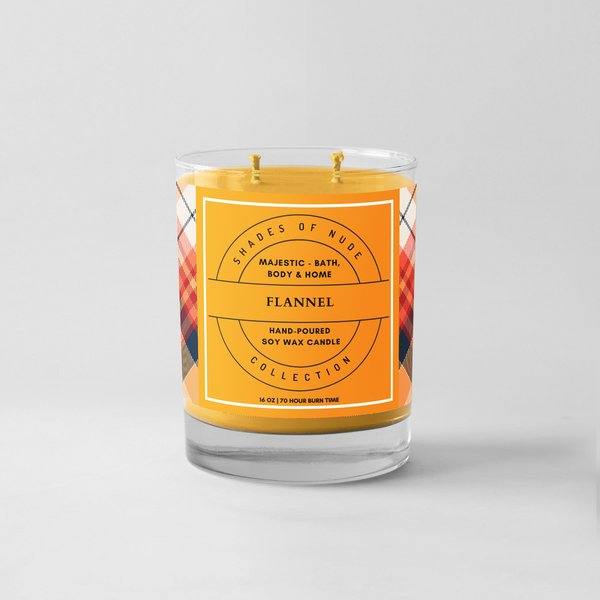 Flannel - 16 oz Double Wick Soy Wax Candle