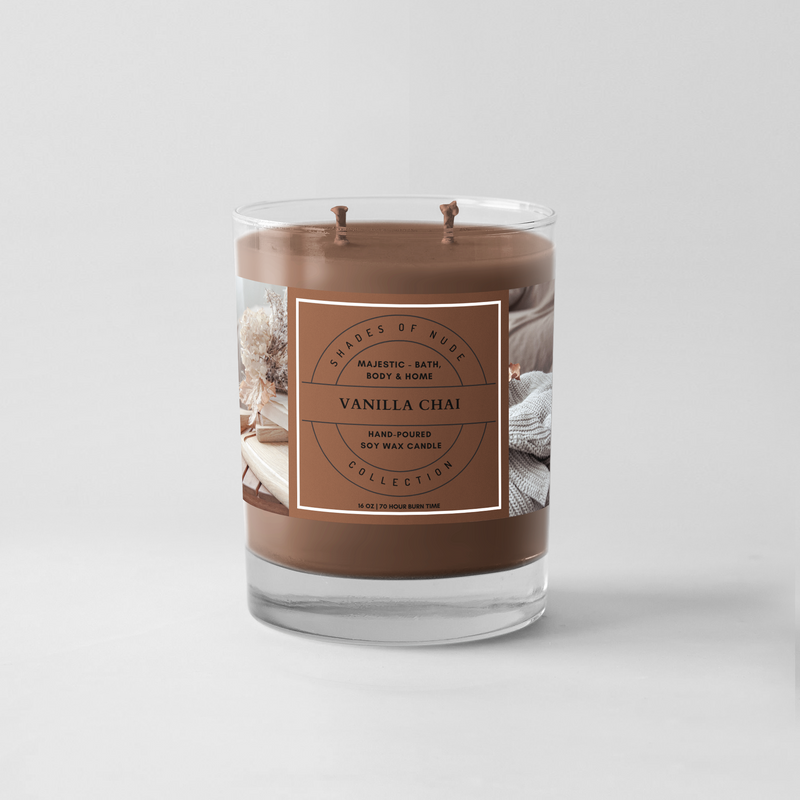 Vanilla Chai - 16 oz. Double Wick Soy Wax Candle