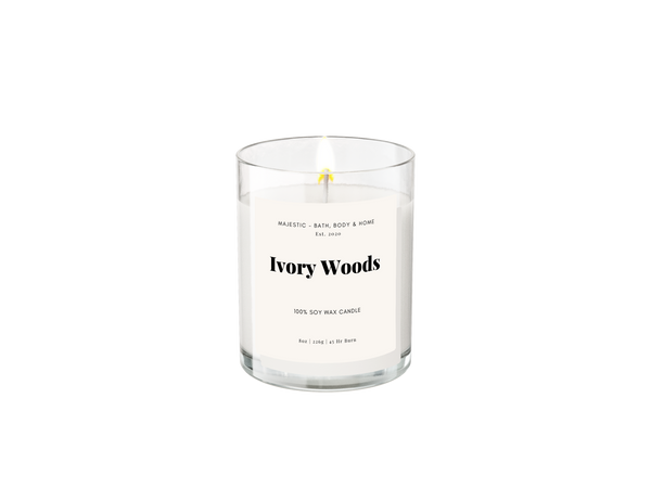 Ivory Woods - 8 oz. Soy Wax Candle