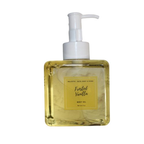 Frosted Vanilla Body Oil - 8 oz.